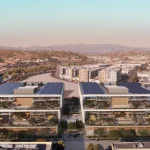 Wizualizacja projektu 130 West College Street w Chinatown, Los Angeles autorstwa Grimshaw Architects